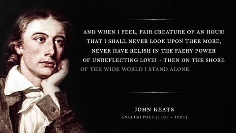 When I Have Fears – John Keats (Powerful Life Poetry)