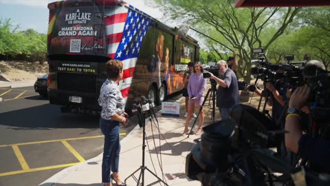 Kari Lake's Full Presser After Casting Her Vote In The Republican Primary