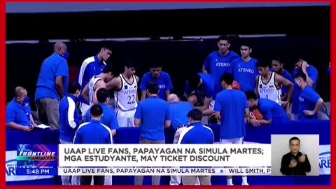 UAAP fans, pwede nang manoodng men's basketball games nang live!