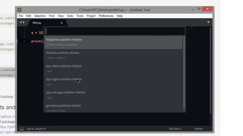 Sublime Text 3: Como adicionar temas?