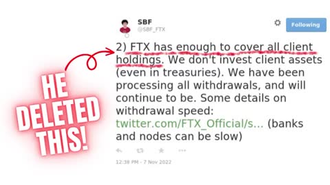 Summary of the FTX Ponzi Scheme in 99 Seconds