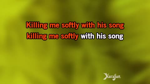 The fugees - killing me softly karaoke