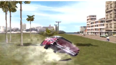 High speed chase of an expensive 1955 Chevrolet Bel Air in Havana Cuba in the game Driver 2 Part 11