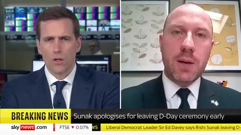 Prime minister leaving D-Day early is 'appalling and disgusting,' SNP says Sky News