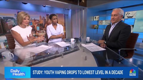 Youth vaping drops to lowest level in a decade