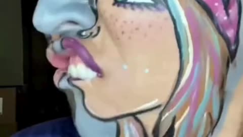 Watch: Girl Does Split Face Art—Sings as a Man, Dances as a Woman! 🎨👩‍🦰👨‍🦱