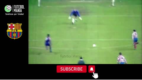 Watch all Romario's goals for Barcelona