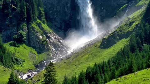 Staubifall Waterfall, Switzerland