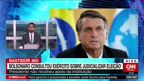 Bolsonaro consultou o Exército sobre judicializar a eleição | CNN 360º