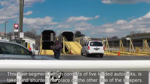 Amtrak Auto Train Loading and Leaving Lorton Virginia to Sanford, Florida | Railfan Rowan