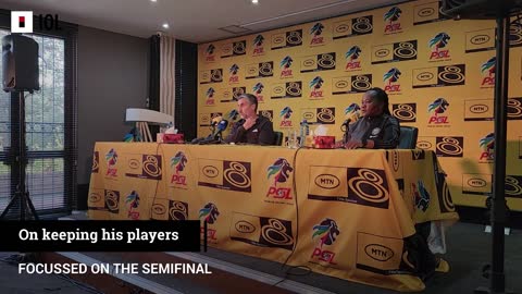 Orlando Pirates coach Jose Riveiro shares his thoughts ahead of the MTN8 semi