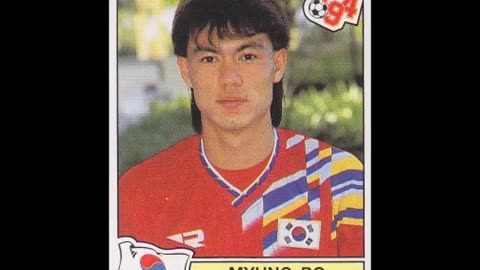 PANINI STICKERS WORLD CUP 1994 SOUTH KOREA TEAM