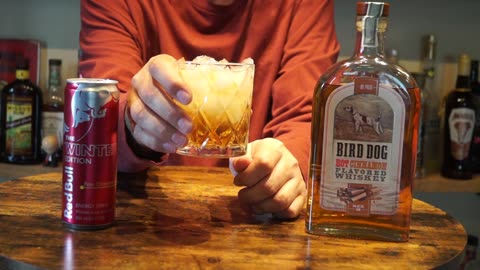 Bird Dog Hot Cinnamon Whiskey & Red Bull Winter Edition Pear Cinnamon