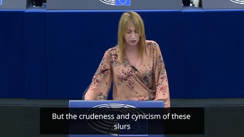 EU Parliament member Clare Daly with a courageous, defiant, and sensible speech.