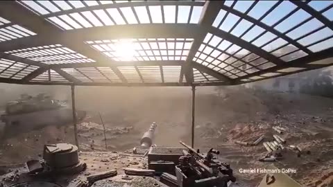 Combat operations of Merkava Mark 4 tanks of the army in the Gaza Strip