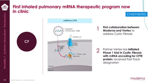 Moderna CEO Announces the First Inhaled mRNA Therapy for Patients