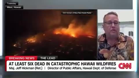 Video shows Hawaii wildfires spreading acro...