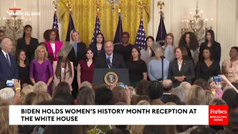 Biden, Harris Hold Women's History Month Event At The White House