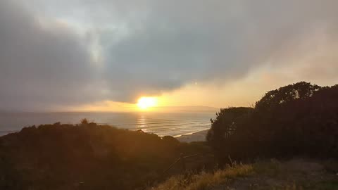 The Sun warms Monterey Bay creating cooling fog.