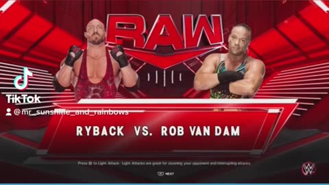 #commentary #vs #wwe #WrestleMania #wwe2k23 #smackdown #short #reel #raw #ryback #rvd #robvandam