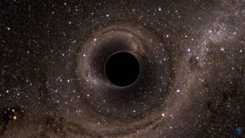 "Tow black hole merge in to one"