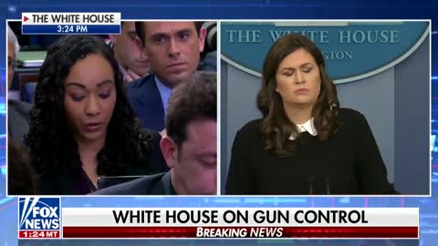 Sarah Sanders denies Trump hid lunch with NRA