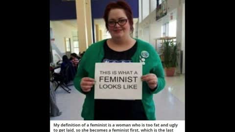 Meme Used To Describe Happy Fat Feminist USA Lesbian To Orthodox Men Near Russia Ukraine Middle East