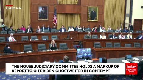 Jim Jordan Brings The Receipts About Biden's Docs Scandal In Call To Hold Ghostwriter In Contempt