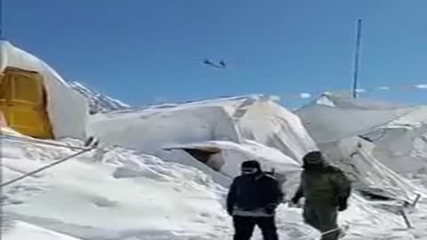 Indian Air Force CH47FI Chinook Flying Over Ladakh #indianarmy