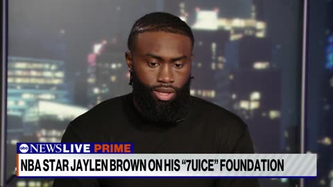 Celtics’ Jaylen Brown: 'Trying to put positive energy back into the community' | ABCNL