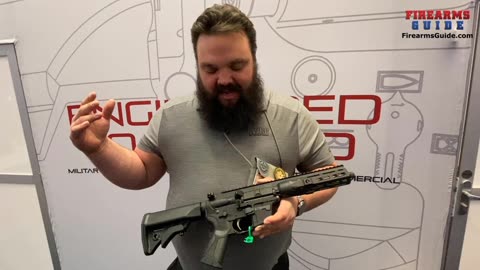 LWRC IC-9 9mm PCC that takes Glock magazines - SHOT Show 2024