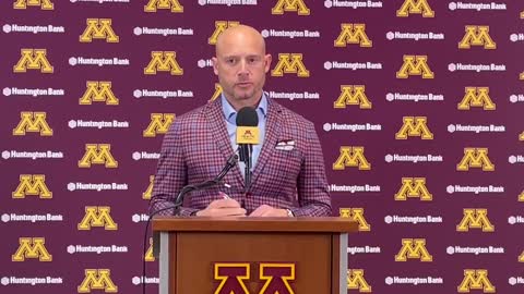 Gophers PJ Fleck on 3-game skid: 'Nobody is happy about the last three weeks'