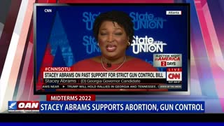 Stacey Abrams supports abortion and gun control