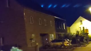 UFO sighting: Strange lights are captured in the sky of Belgium