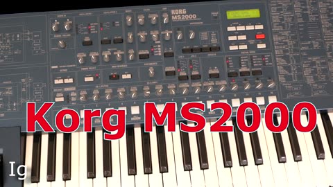 Korg MS2000 On board Demo (No Talking)