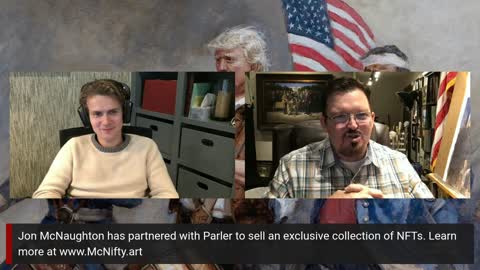 CEO of Parler Interviews Jon McNaughton of Trump Legacy NFTs