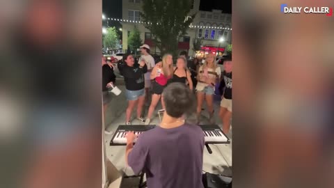 You Won't Believe What This Woman Did To This Street Performer