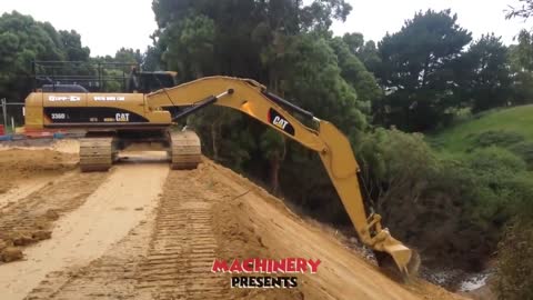 10 Extreme Dangerous Idiots Excavator Operator Skills - Fastest Climbing Excavator Machines Driving