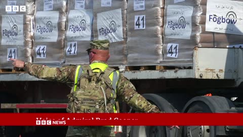 US military ends Gaza floating aid pier mission | BBC News