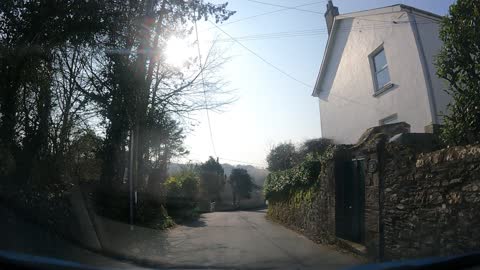 Driving in Tavistock Dartmoor speedlapse