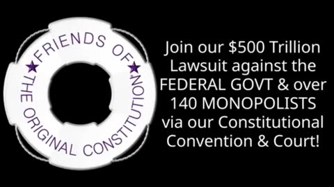 THE 500 TRILLION DOLLAR LAWSUIT AGAINST THE FEDERAL GOV'T & 140 MONOPOLISTS