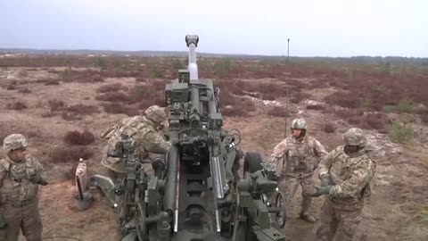 Deadly Firepower M777 Howitzer Artillery Live Fire