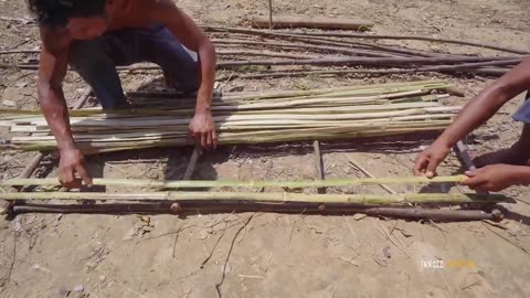 How We Built The Most Beautiful Bamboo Mud Villa by Jungle Survival Ancient Skills