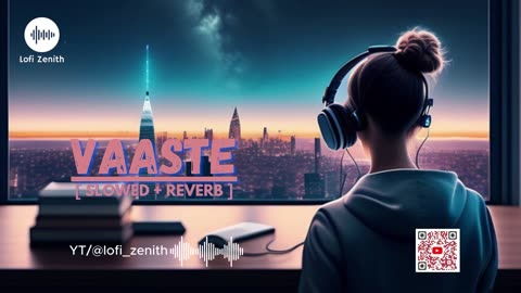 VAASTE - [ SLOWED + REVERB ] #lofimusic #vaaste_song_status #lofisong #trending #foryou #foryoutube