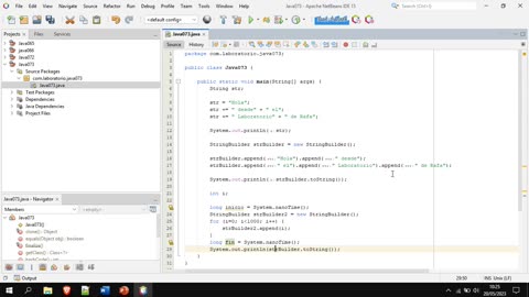 Java parte 73. Clase StringBuilder