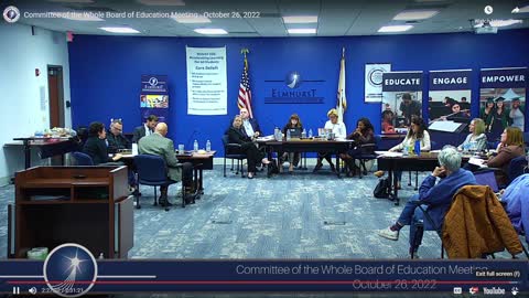 D205 Committee of the Whole BOE Meeting 10/26/2022