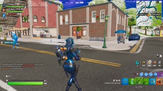 Fortnite (C3, S1) Dumb Frozen banana and NPC squadmate.