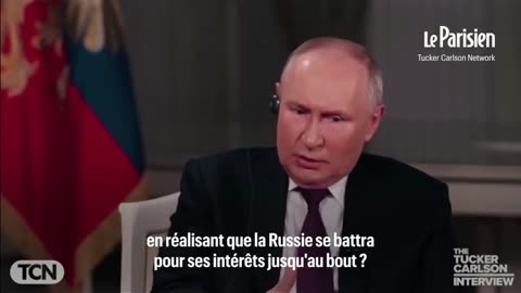 Ce qu_il faut retenir de l_interview de Poutine par le journaliste conservateur Tucker Carlson(