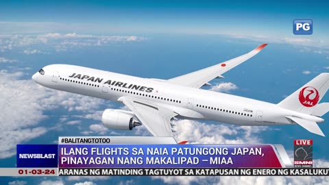 Ilang flights sa NAIA patungong Japan, pinayagan nang makalipad −MIAA