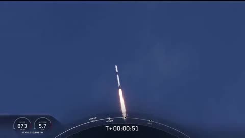 SpaceX Falcon 9 with Crew Dragon Lifts Off